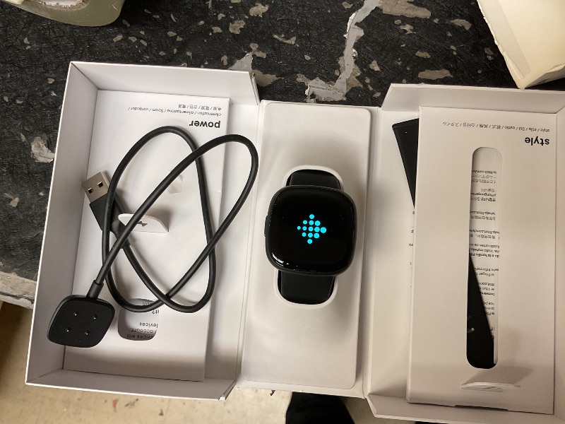 View 4 of Fitbit Versa 4 Fitness Smartwatch with Daily Readiness - 3-Month Google Health Premium Membership Included - GPS, 24/7 Heart Rate, 40+ Exercise Modes, Sleep Tracking - Black/Graphite