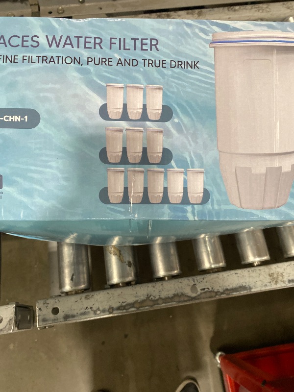 Photo 1 of Upgraded Water Filter Replacement Fit for Zero Pitcher and Dispenser ZR-001 ZR-004 ZP-006 ZR-017, Five-Stage Filter System, Effectively Reducing Lead, Chromium, and Contaminants, 12 Packs, By BOGDA