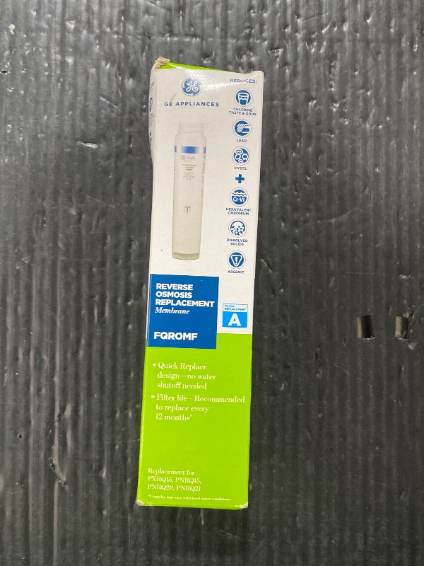 Photo 1 of GE Profile FQROMF Under Sink Water Filter, Filter For Reverse Osmosis System, Reduces Sediment, Rust & Other Impurities From Water, Replace Yearly For Best Results, 1 Membrane