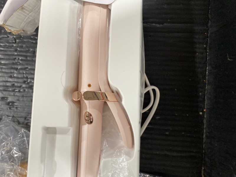 Photo 1 of T3 SinglePass Curl X Extra-Long Barrel Curling Iron with 9 Heat Settings and Ceramic Barrel for Fast Styling and Lasting Results on All Hair Types