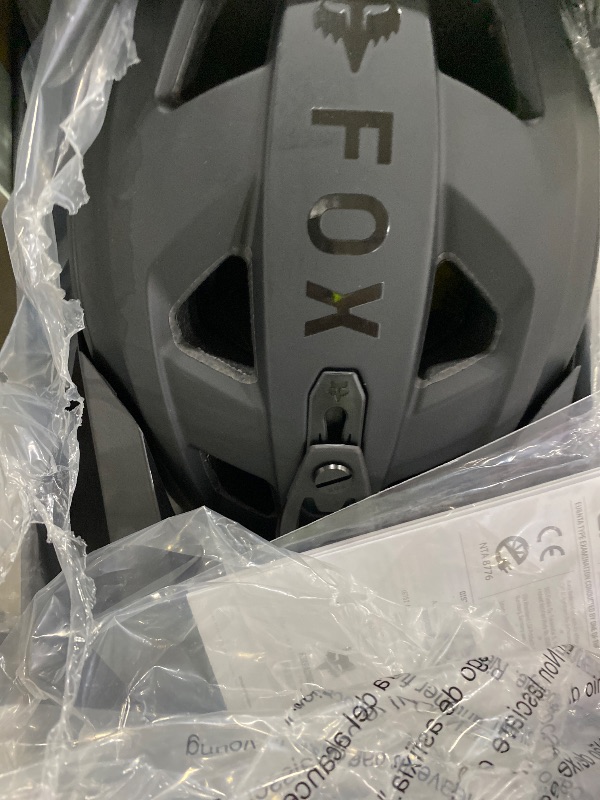 Photo 1 of Fox Racing Unisex Speedframe Mountain Bike Helmet, Black Solid, Small