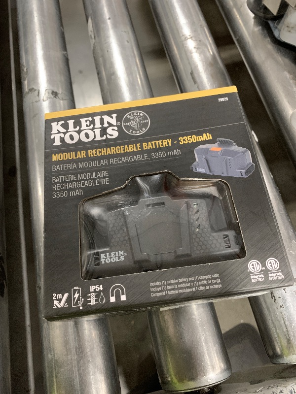 Photo 1 of Klein Tools 29025 Rechargeable Lithium-ion Portable Battery to Power Klein Tools Hard Hat Cooling Fan