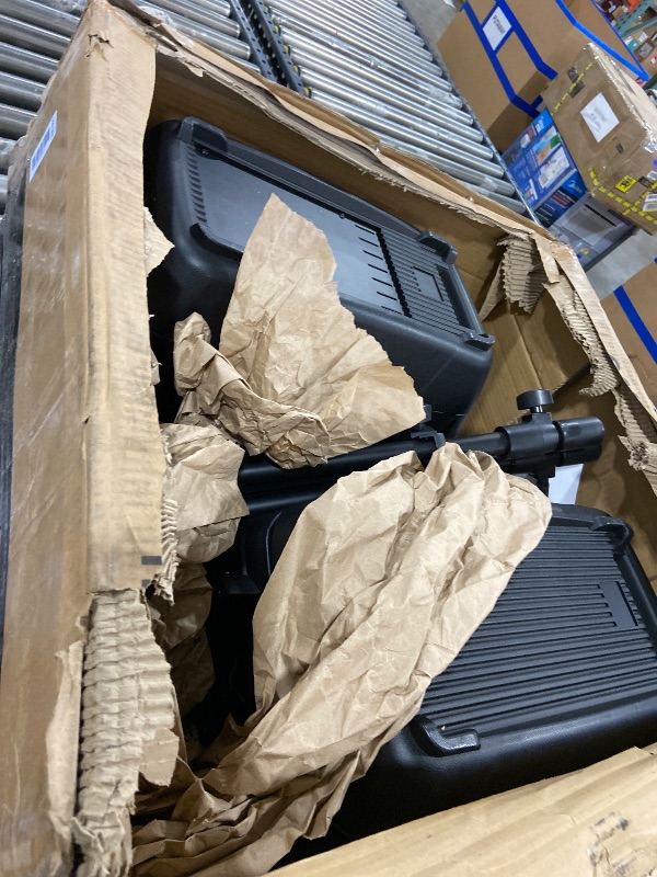 Photo 1 of CAICOUSTIC 8-Channel Portable PA System with Bluetooth, Microphone, 2 Speaker Stands, USB, Reverb/Delay Effects - Perfect for Outdoor Events, Parties, Weddings, Church Services (2 x 10 Woofers)