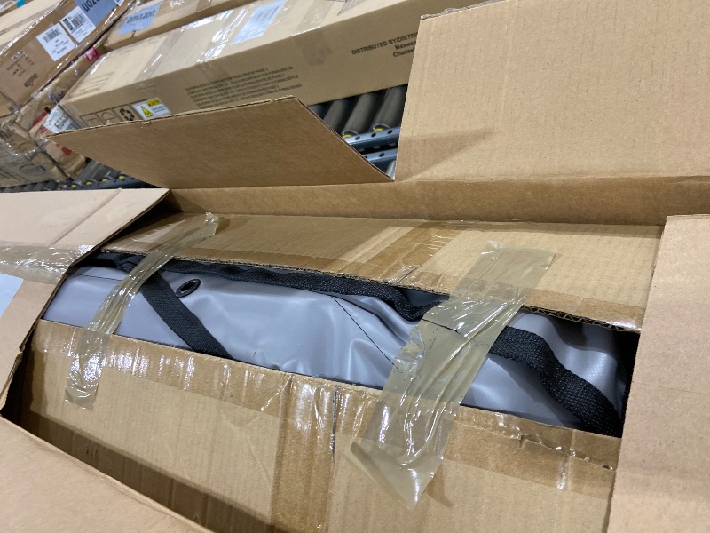 Photo 1 of RHINO SOUND SHIELD 2nd Gen 95 x 52 inch Gray Soundproof Sound Absorbing Blanket Noise Barrier Acoustic Solution for Construction Site Outdoor Concert Machinery Shop