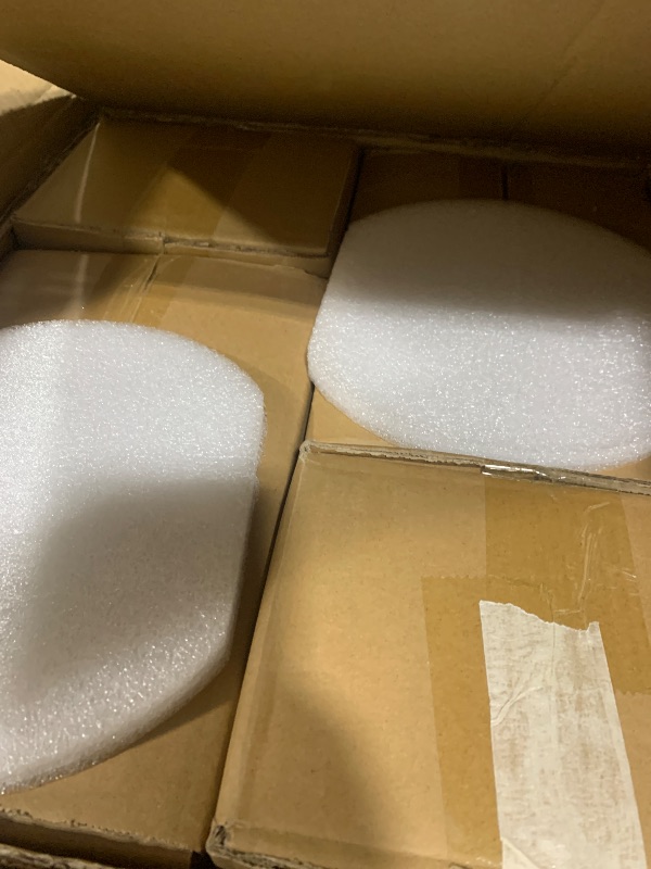 Photo 1 of Famiware Milkyway Plates and Bowls Sets, 24 Pieces Dinnerware Sets, Reactive Glaze Dish Set, Stoneware Dishes Set for 8, Matte Beige White