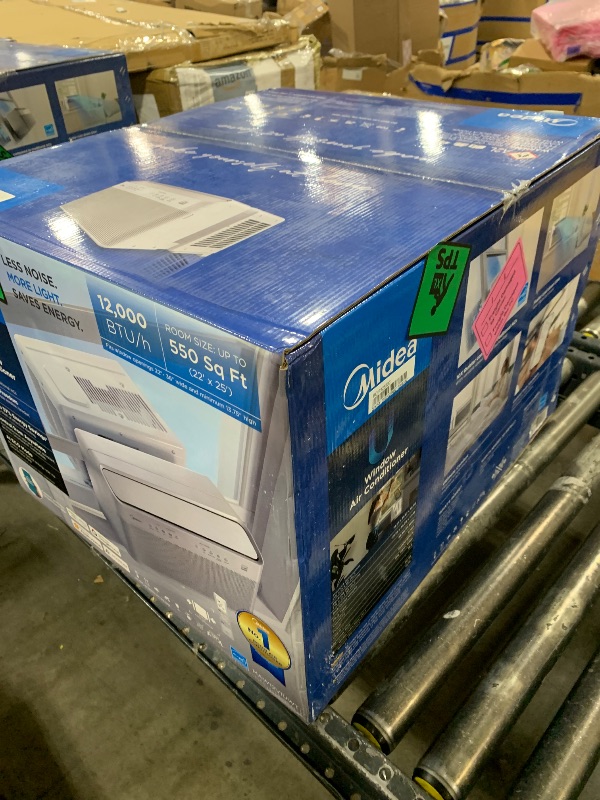 Photo 1 of Midea 12,000 BTU U Shaped Smart Inverter Window Air Conditioner - Cools 550 Sq Ft, Ultra Quiet with Open Window Operation - Alexa/Google Assistant Compatible, 37% Energy Savings, Remote (2026 Edition)