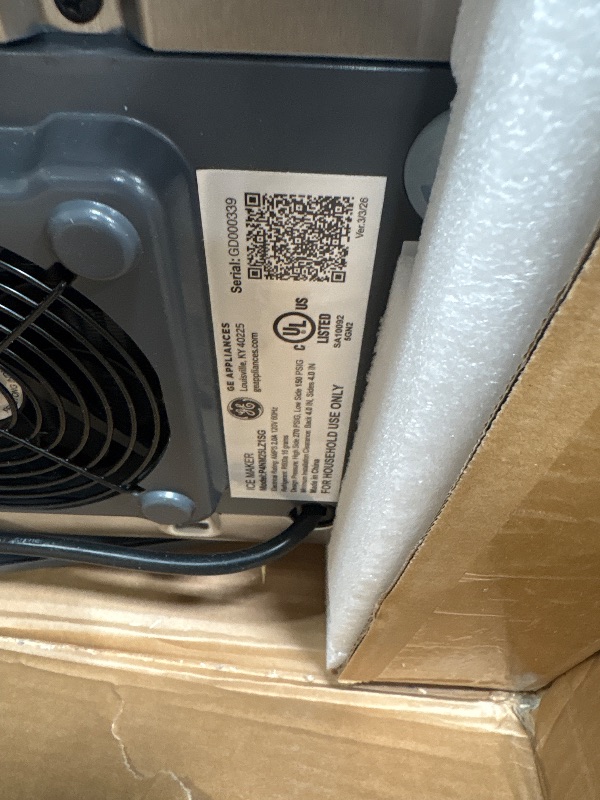 View 3 of ***SEE NOTES*** GE Profile Opal Mini Pro Nugget Ice Maker, Stainless Steel, 36 lbs/day ***ALLOW UPRIGHT FOR 24 Hrs BEFORE USE***