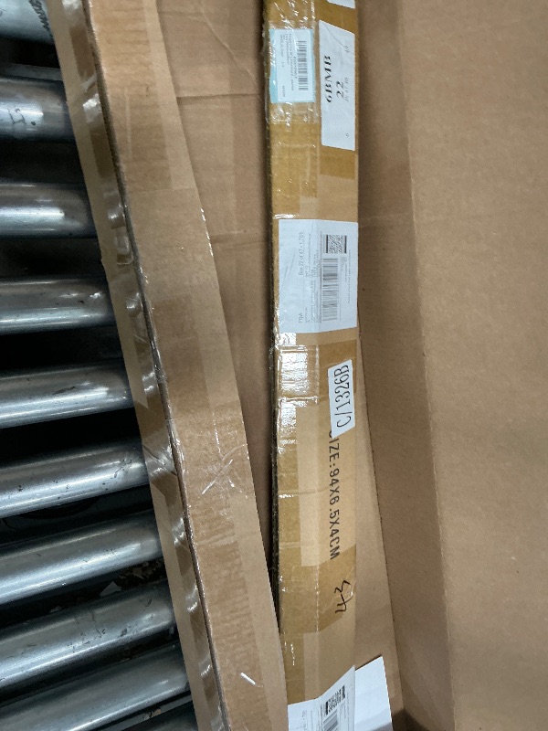 View 2 of 2 Pcs 36" L Fixed Vinyl Sill Threshold Cap 1-3/8 Inches High, Black
