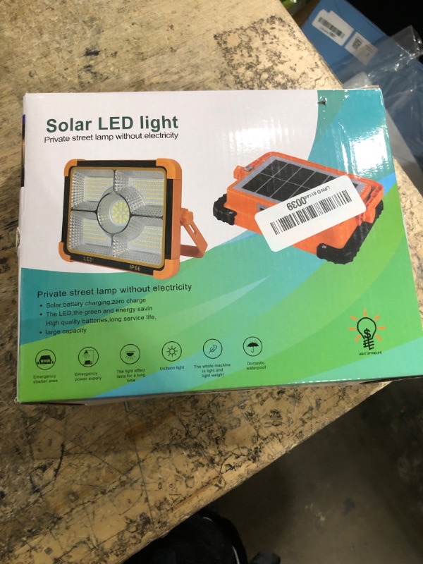 Photo 1 of ***STOCK PHOTO FOR REFERENCE ONLY, TRIPOD NOT INCLUDED***Rechargeable Camping Light 12000mAh Solar Work Light Portable, Cordless LED Job Light 12000LM with 5 Mode, Waterproof Camping Essentials Gear Car Repair Emergency Lighting with Hook