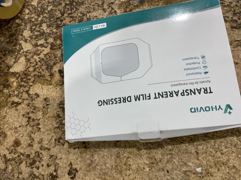 Photo 1 of 100 Packs Transparent Film Dressing 4" x 4.75" - Waterproof Bandages for Swimming, Showering, Wounds, Post Surgical Shower or IV Shield, Tattoo Aftercare Bandage, Scar Therapy, Adhesive Patches