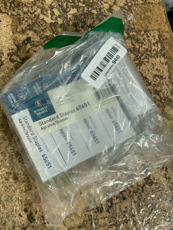Photo 1 of 1InTheOffice Standard Staples - 1/4" Leg Length, 5,000 Staples/Pack