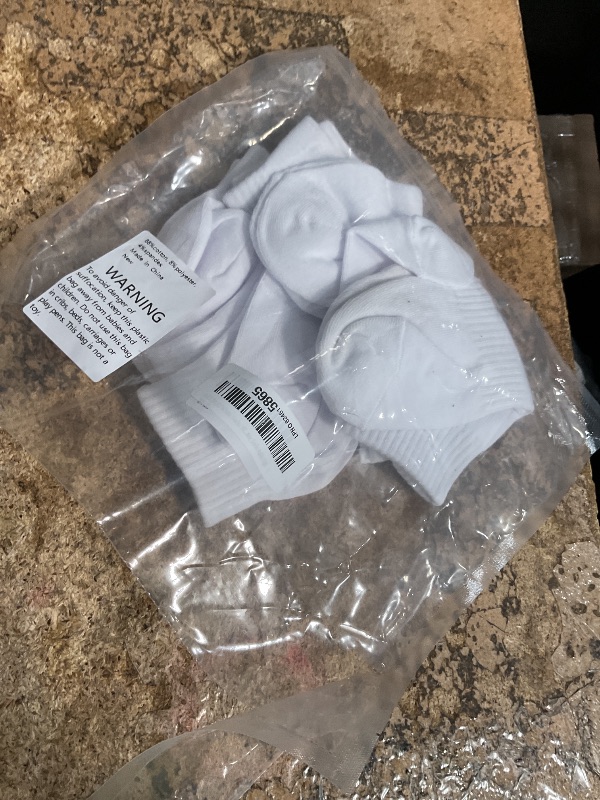 Photo 1 of ACCFOD Womens Crew Socks - White, Size 9-11