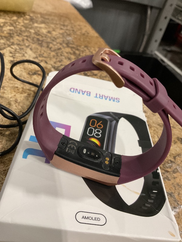 Photo 1 of *NO POWER***Zeacool Fitness Tracker Bordeaux Activity Tracker