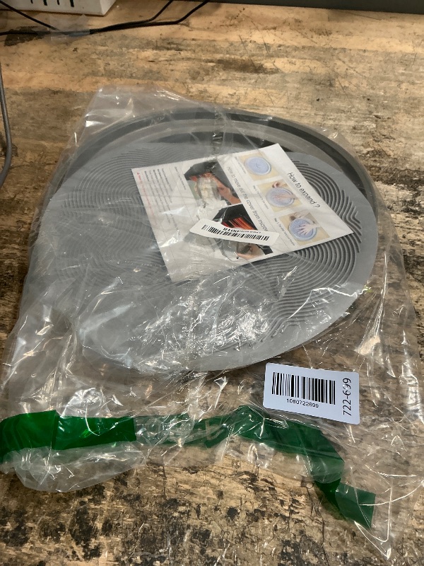 Photo 1 of 2 in 1, Aidacom Microwave Splatter Cover for Food & Silicone Microwave Mat, Mat as Bowl Holder, Trivet, Pot Holders, Drying, Baking, Utensils Rest for Kitchen Counter, Dishwasher Safe, Grey