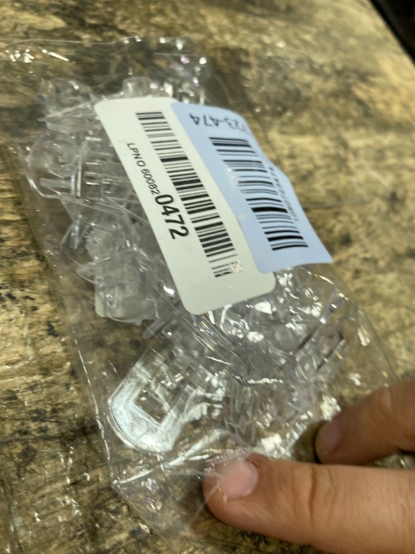 Photo 1 of 20pcs Plastic Locking Shelf Support Pegs,8mm Shelf Pins ,Self-Locking Bracket Clips,Clear Shelf Pegs for for Kitchen Cabinet Furniture Book Shelves,8mm Peg x 1-3/16" Thick Shelves