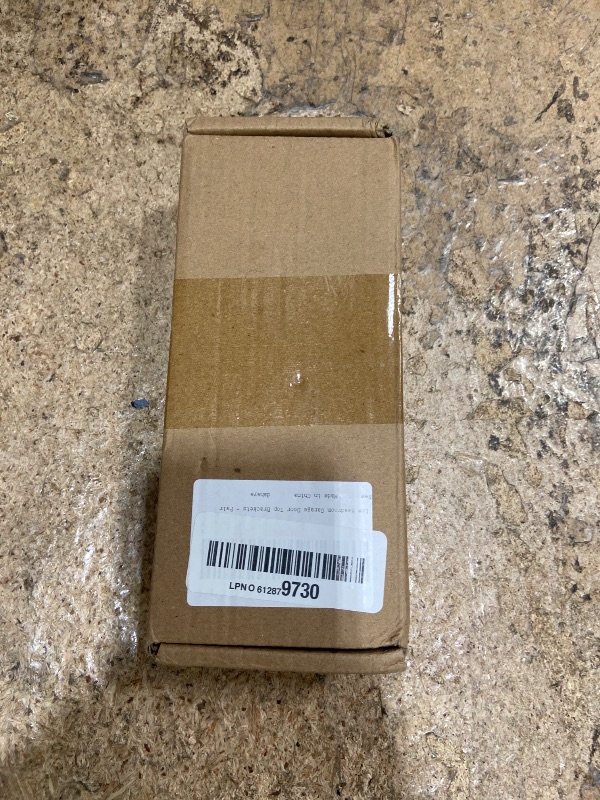 View 2 of 1 Pair Low Headroom Garage Door Top Brackets/Hinges Works with Standard 12" or 15" Radius Track Standard Garage Door Parts and Compatible with Clopay, Hurricane Brackets