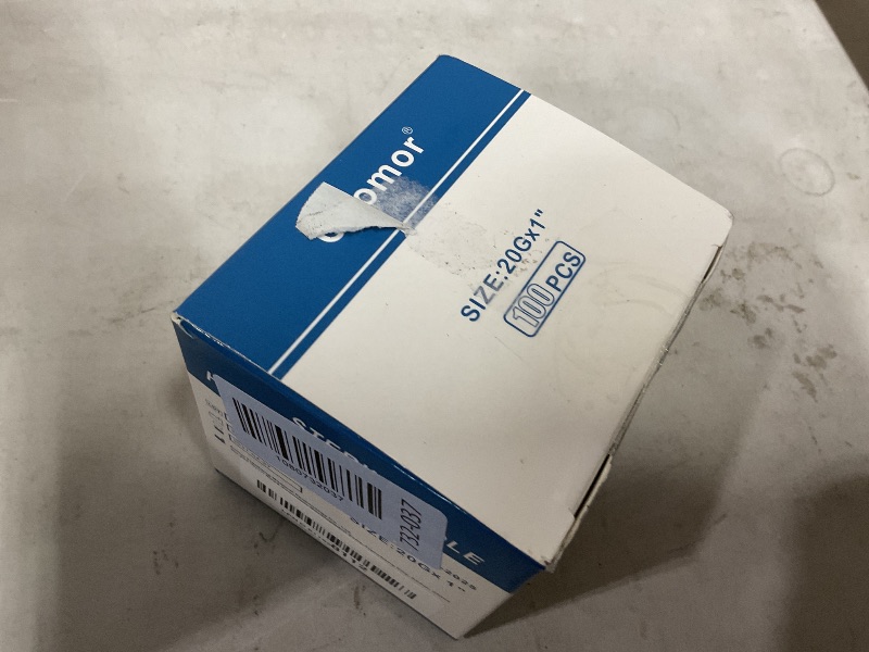 View 2 of 20 Gauge 1 inch Needle (100 Pack) Luer Lock Industrial Dispensing Accessories, Individual Package
