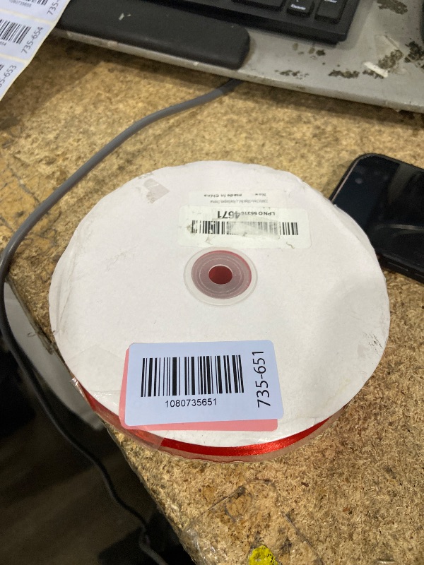 Photo 1 of 100 yards red ribbon