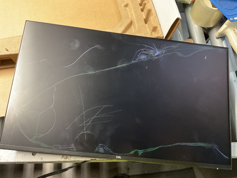 View 4 of ***FOR PARTS ONLY * MAJOR DAMAGE***Dell 24 Plus Monitor - S2425HSM - 23.8-inch FHD (1920x1080) 144Hz 1ms Display, 2 x 3W Speakers, HDMI Connectivity, Height/Tilt/Pivot/Swivel Adjustability, AMD FreeSync - Ash White