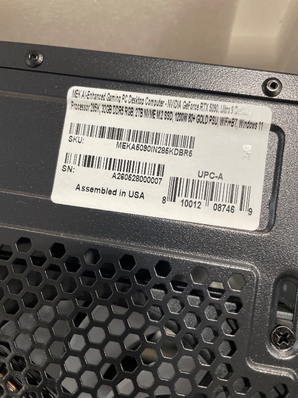 Photo 1 of **Missing CPU and NVME** ZOTAC MEK Gaming PC Desktop
