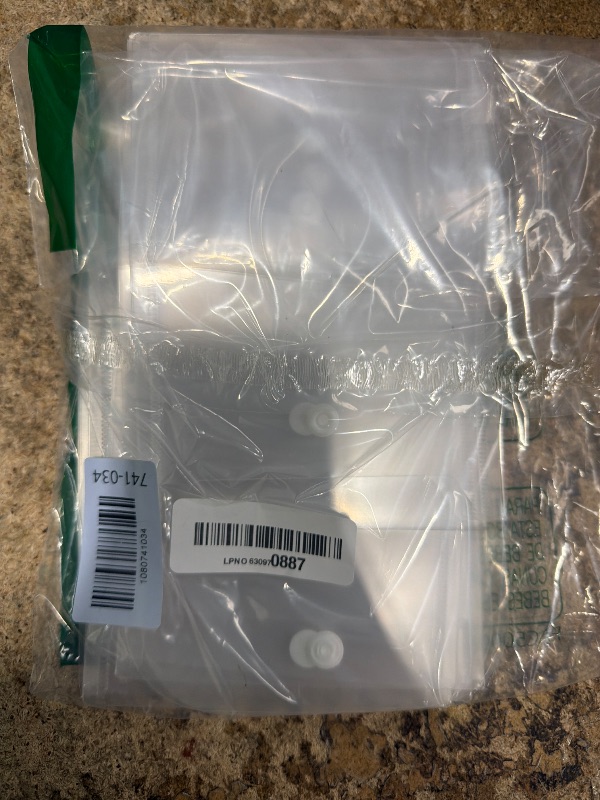 View 2 of 10 PCS Clear Envelope Pouch 7 X 5 Inch Clear Plastic Envelope Pouch with Snap Closure Waterproof Plastic Envelopes for Office School Documents Sticker, Photo Storage Folder, Receipt Holder