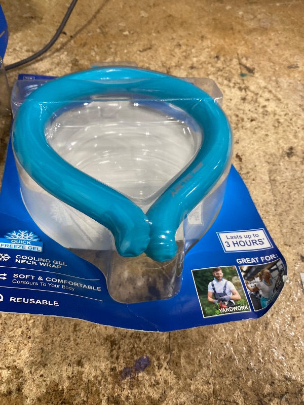 View 2 of **Only One*** Arctic Air Neck Chill Cooling Tube, Wearable Neck Cooler, 3 Pack |Quick Freeze Gel, No Batteries or Charging | Hands Free Body Cooler for Hot Weather | Reusable, Adjustable Fit