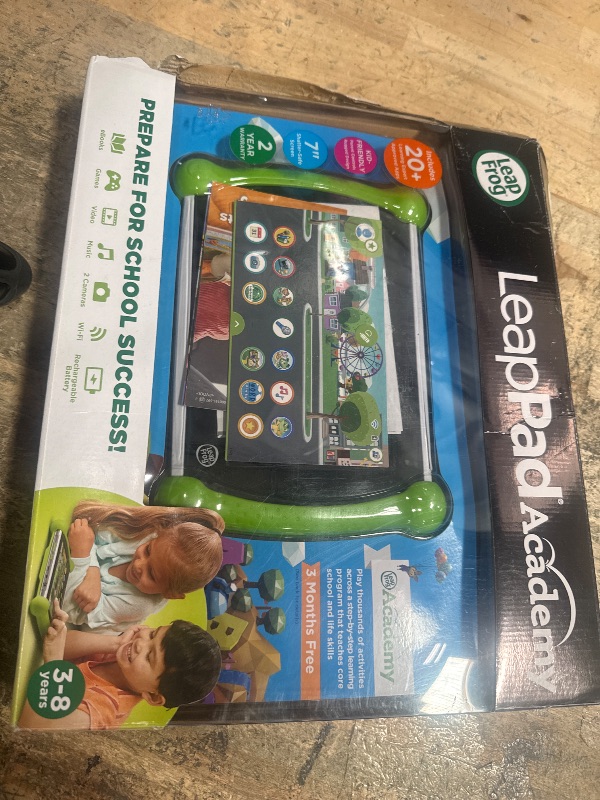 Photo 1 of ***SEE NOTES***LeapFrog LeapPad Academy Kids Learning Tablet, Green