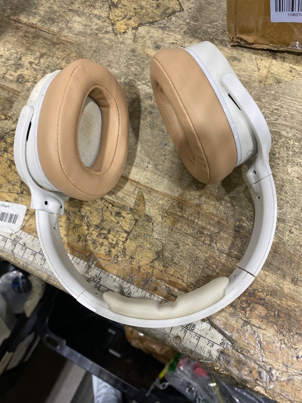 View 3 of **MISSING CHARGER** Skullcandy Hesh ANC Wireless Over-Ear Headphones - Mod White