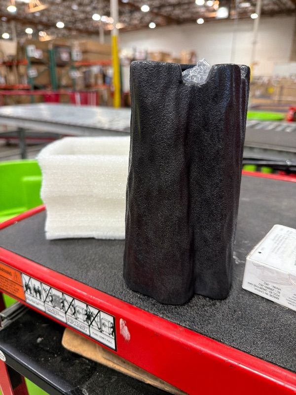 View 1 of &.5 Inch Mat Black Vases