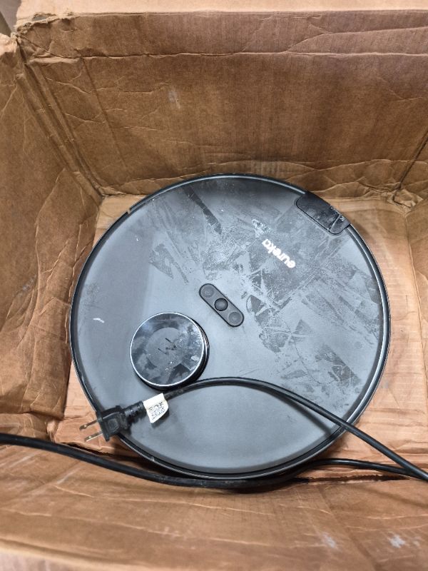 View 5 of **PARTS ONLY** Eureka E20 Plus Robot Vacuum and Mop Combo, Robot Vacuum Cleaner with Bagless Self Emptying Station, 45-Day Capacity 8000Pa Suction and Anti Hair-Tangling Brush App Control LiDAR Navigation