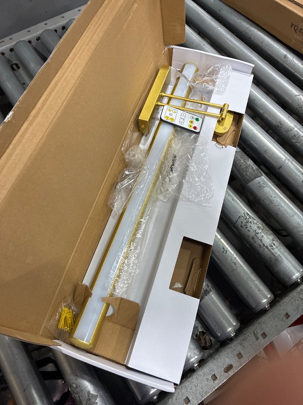 View 2 of ***ONLY 1*** MQOUO Wireless Picture Lights, 24.4" Gold (2-Pack)