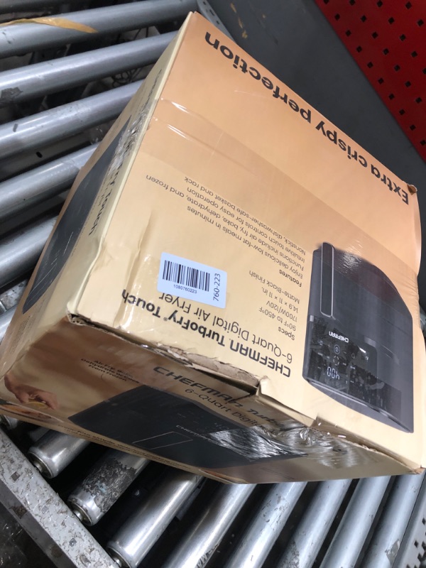 View 2 of **PARTS ONLY** Chefman 6 Quart Air Fryer, Black