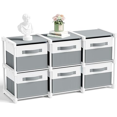Photo 1 of 6 Cube Storage Organizer Fabric Drawers,