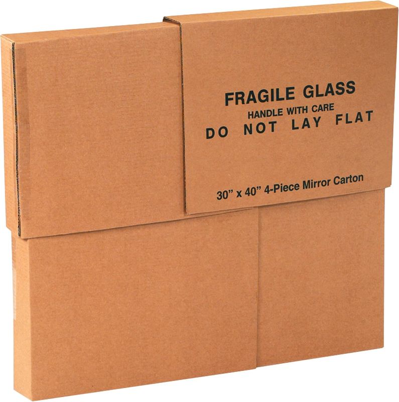 Photo 1 of Cardboard Boxes Perfect for Moving, Storing, Packing & Shipping, Ideal for TV's, Picture Frames, Mirrors & Art
