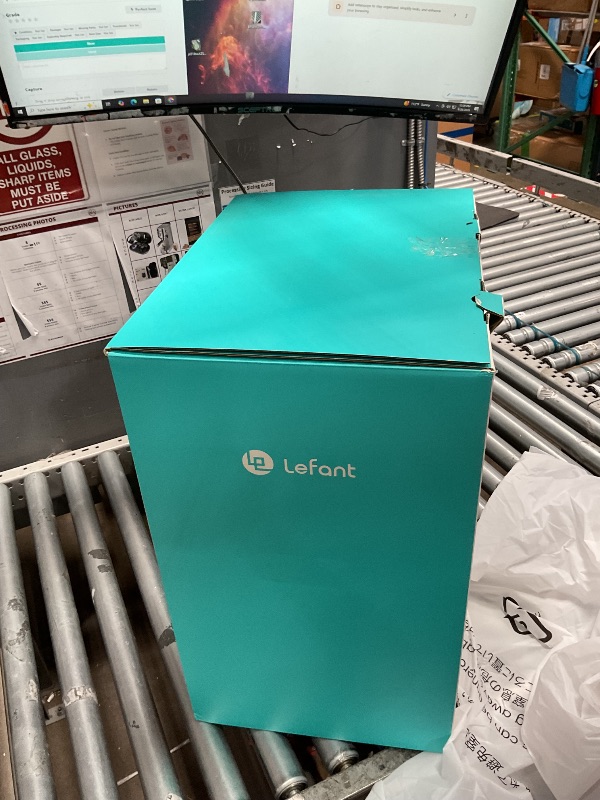 Photo 1 of **CONNECTED TO SOMEONE ELSE ACCOUNT** Lefant T1 Robot Mop with Self-Cleaning Base