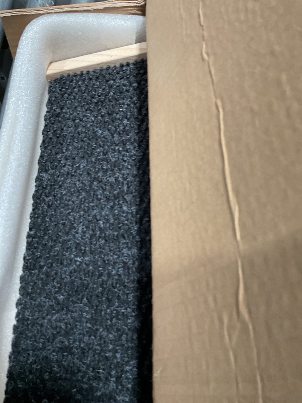 Photo 1 of ???? ???????? Dog Ramp for Bed, 64" Long Foldable Pet Ramp for Small Large Dogs, Dog Ramps for High Beds, High Traction with Platform 6 Adjustable Heights 24" to 30" Up to 220LBS Black