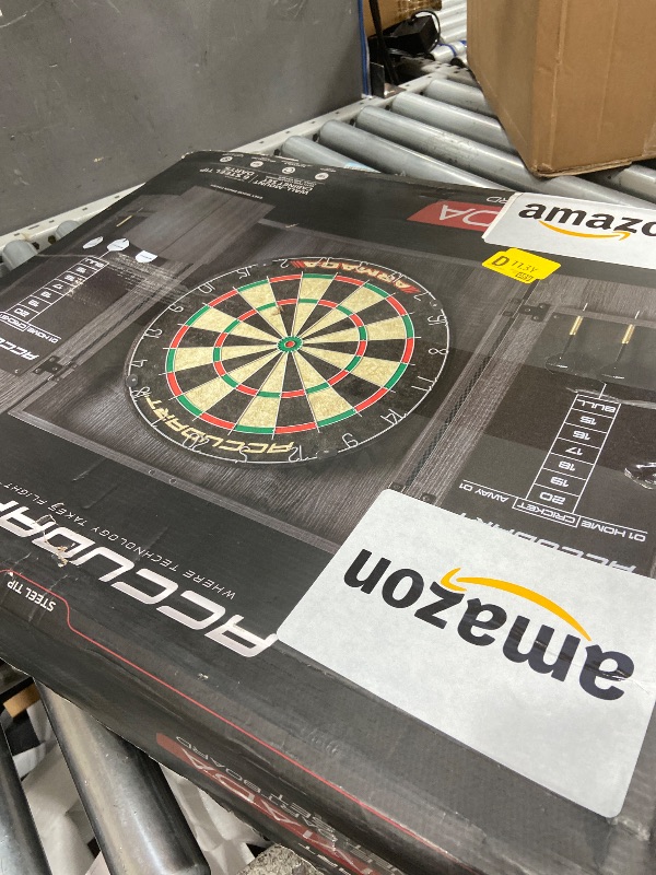 View 2 of ***MISSING PARTS***
Accudart Armada Bristle Dartboard Cabinet Set