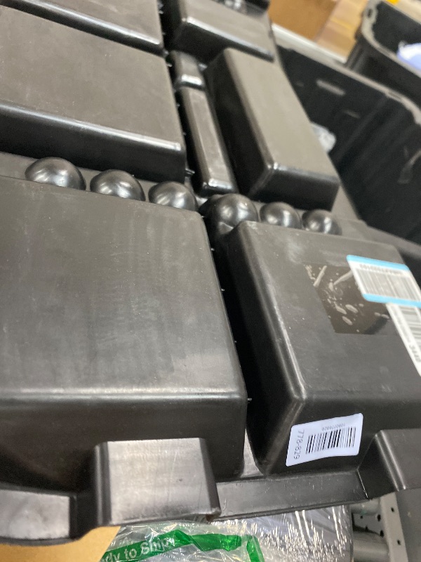 View 2 of 10L0L EZGO TXT Golf Cart Under Seat Storage Tray Organizer Underseat Container Holder Plate Only for 1996-UP EZGO TXT Electric Vehicle with Original Trojan Battery