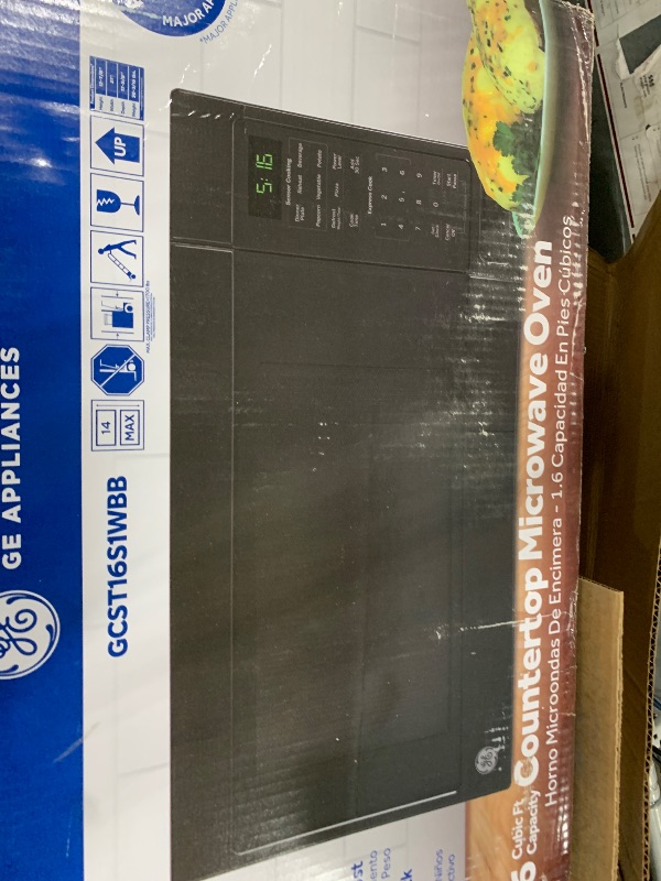 View 2 of **PARTS ONLY** GE Microwave Black