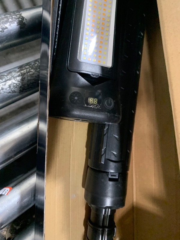 View 3 of 15000mAh Rechargeable Camping Light with Stand, Cordless Work Light, Black ***NO CHARGER***
