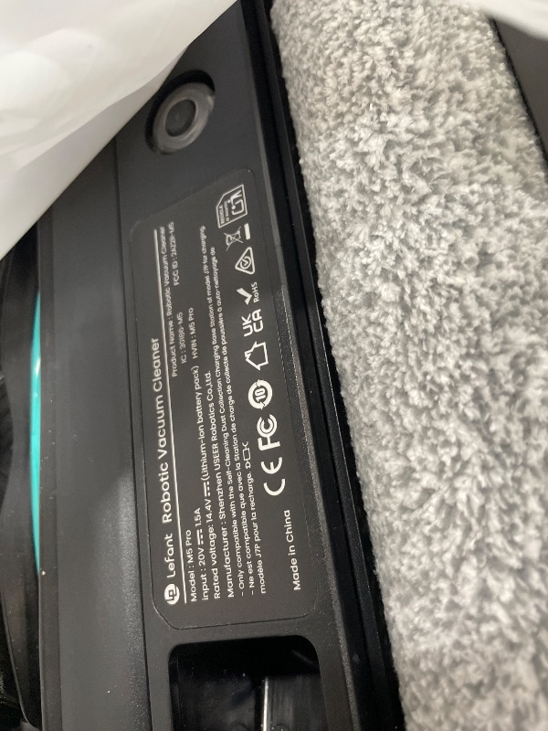 View 3 of ***PARTS ONLY*** Lefant M5 Pro Robotic Vacuum and Mop