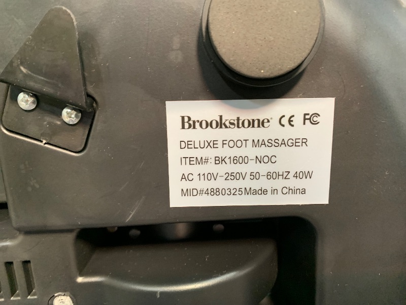 View 4 of **USED, UNKNOWN IF MISSING PARTS**
Brookstone - Shiatsu Foot Massager with Heat, Compression and Deep Kneading