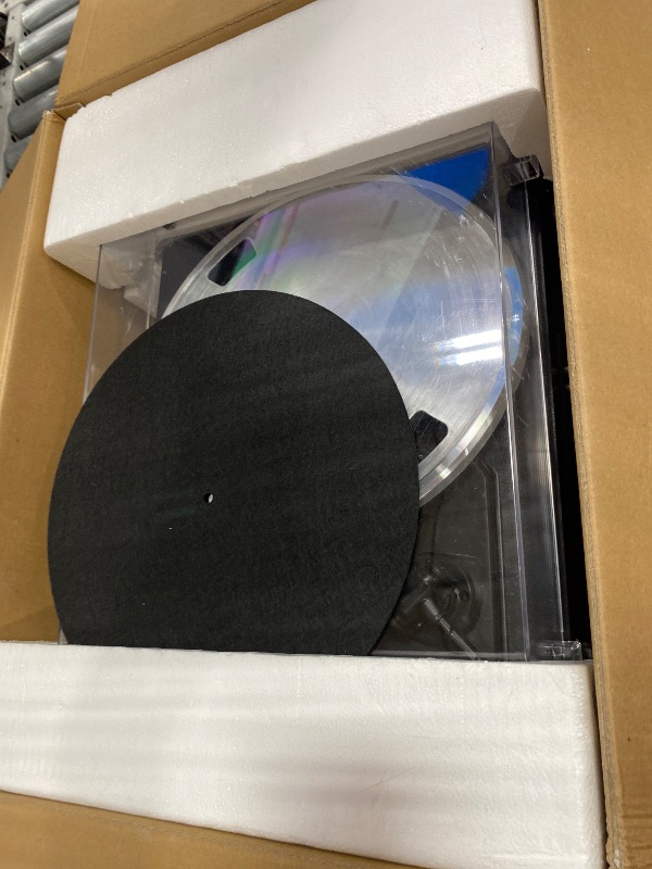View 3 of 1 BY ONE High Fidelity Belt Drive Turntable with Built-in Speakers