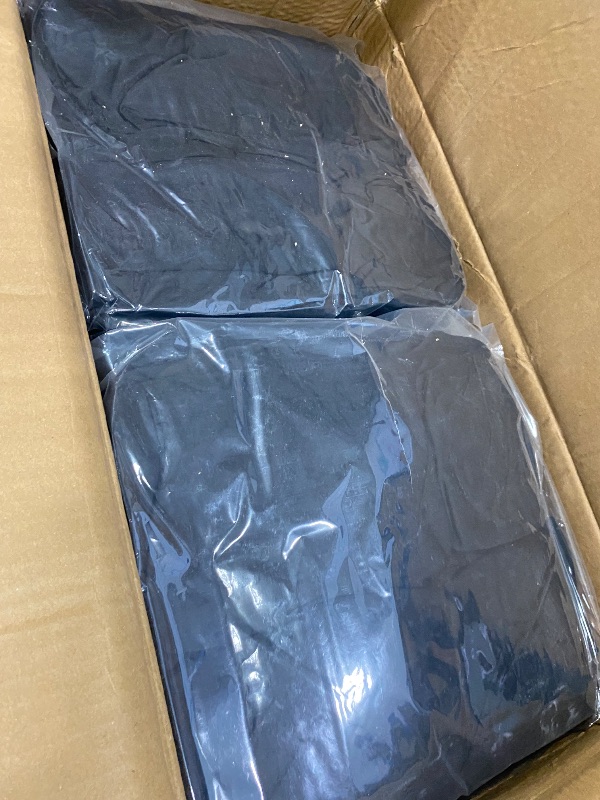 View 3 of 100 Pcs Black Folding Chair Covers