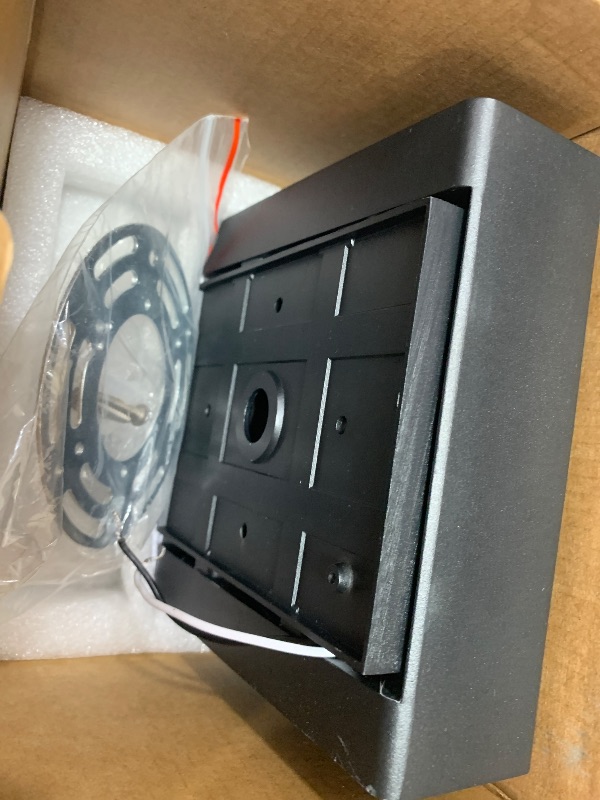 View 3 of 1PACK** LUXLUCIO Up and Down LED Wall Light - Black, 2 Pack