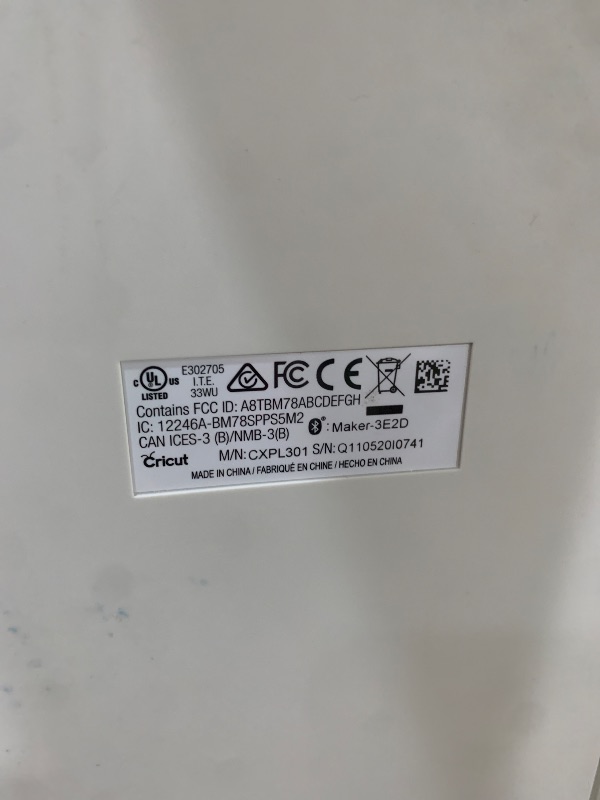 Photo 1 of ****MISSING ALL ACCESSORIES **** Cricut Maker 4 Smart Cutting Machine (Seashell)