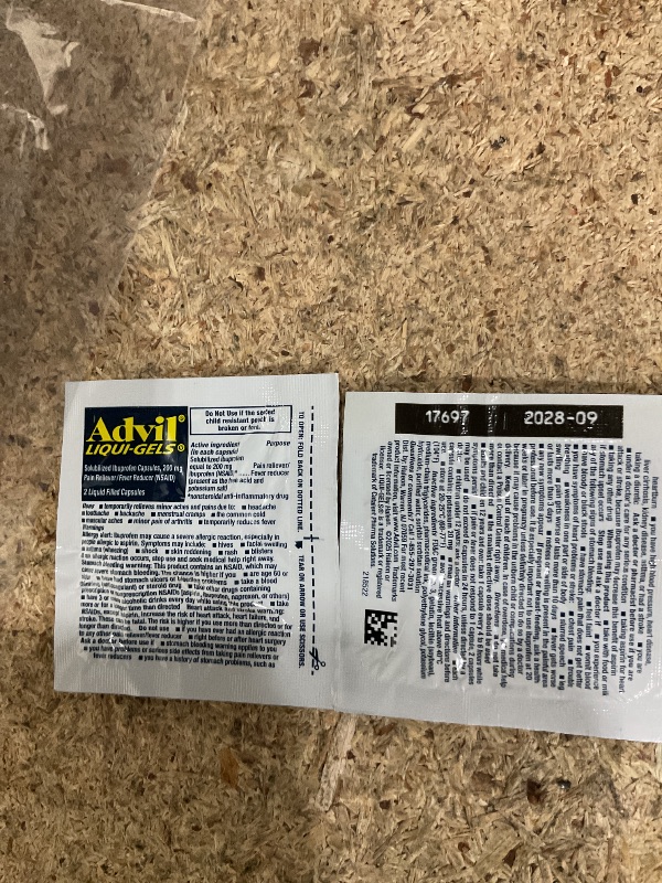 Photo 1 of 19 advil packages