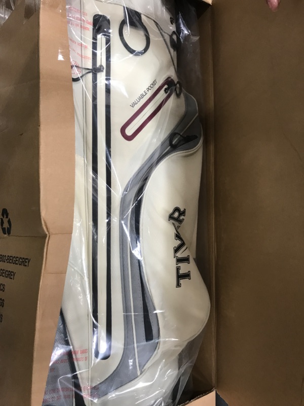 View 3 of 14-Way T-Lock Golf Cart Bag with Anti-Rattle Full-Length Dividers
