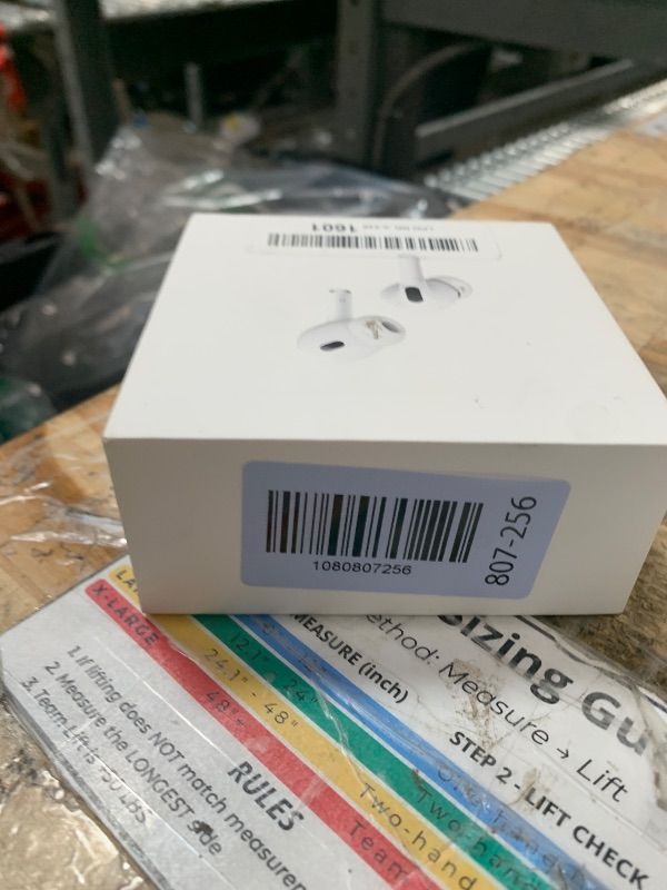 View 2 of ***ICLOUD LOCKED***
Apple AirPods Pro (2nd Gen) Wireless Earbuds, Up to 2X More Active Noise Cancelling, Adaptive Transparency, Personalized Spatial Audio MagSafe Charging Case (Lightning) Bluetooth Headphones for iPhone