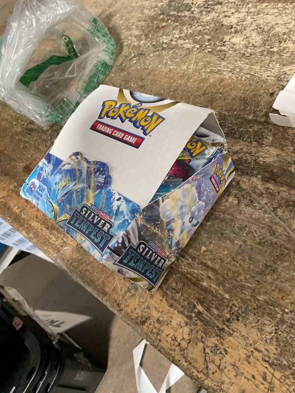 Photo 1 of **** All packages are open ******Pokémon TCG: Sword & Shield Silver Tempest Booster Display Box